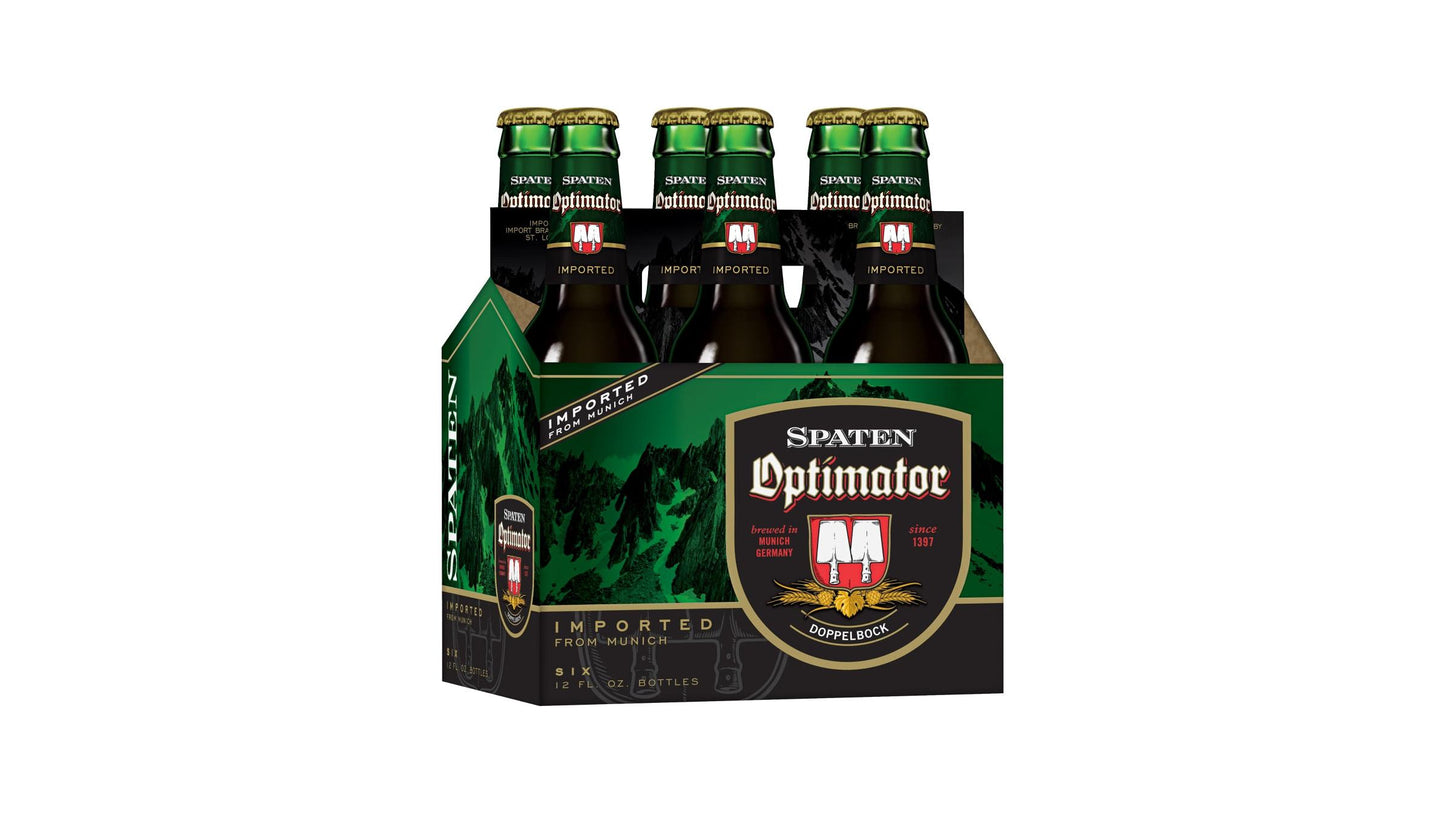 Spaten Optimator Bock, 6 Pack 12 Fl. Oz. Bottles, 7.6% ABV
