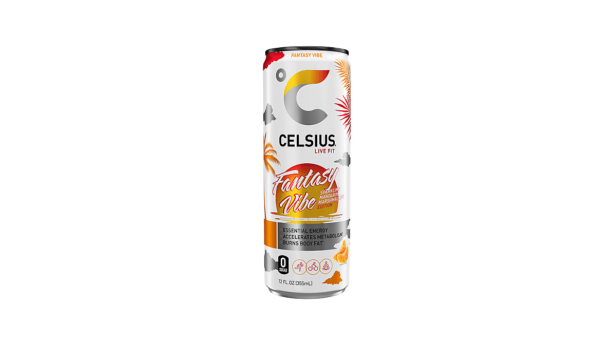 Celsius Sparkling Fantasy Vibe Energy Drink - 12 Fl Oz Can