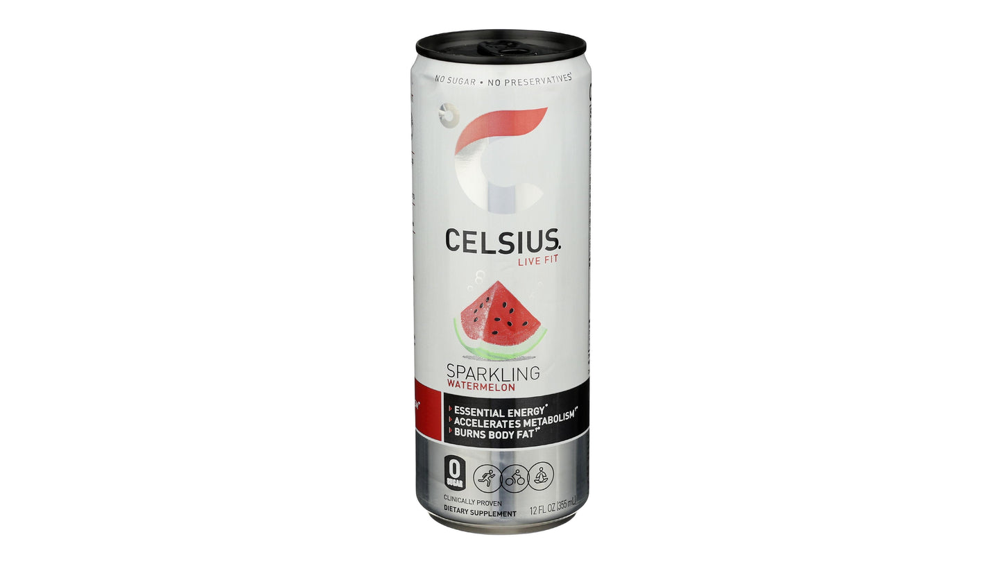 Celsius Sparkling Watermelon Energy Drink - 12 Fl Oz Can