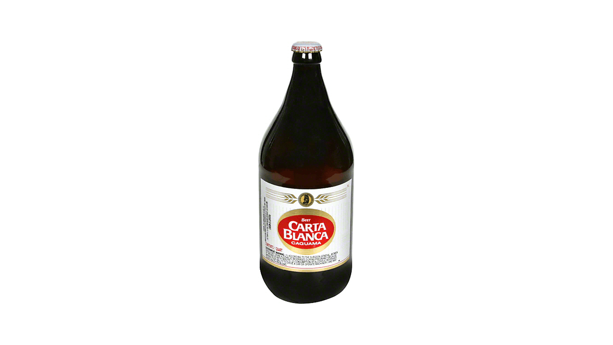 Carta Blanca Beer 32 Fl. Oz. Bottle