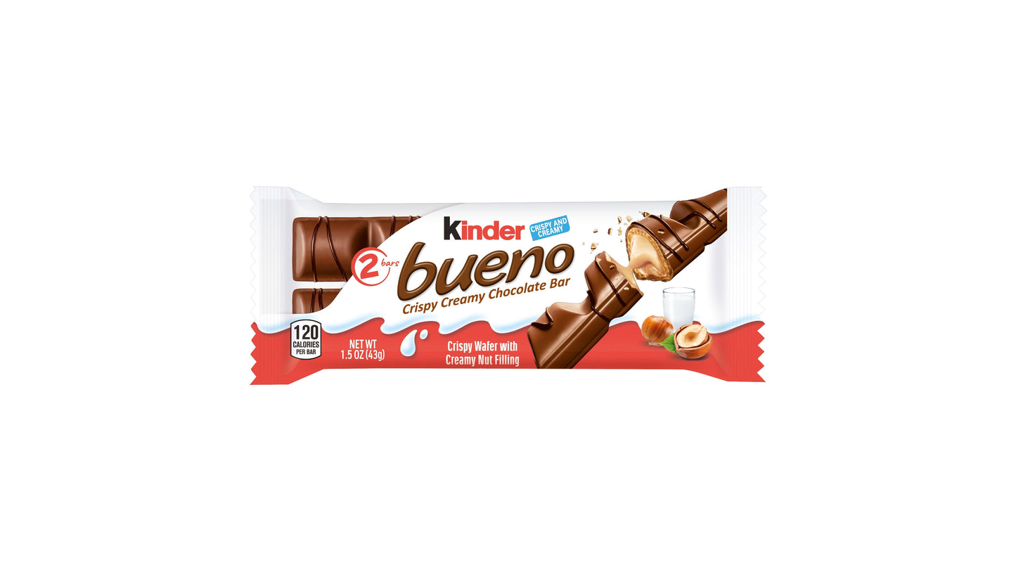 Kinder Bueno Chocolate Bar, Crispy Creamy