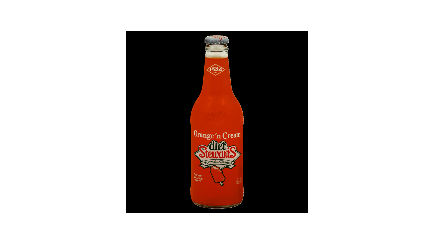 Stewart's Fountain Classics Soda, Diet, Orange 'N Cream