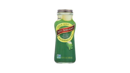 Taste Nirvana Real Coconut Water With Aloe, 9.5 Ounce - 12 Per Case