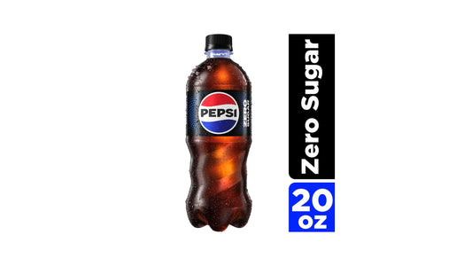 Pepsi Zero Sugar Cola Soda - 20 Fl Oz Bottle