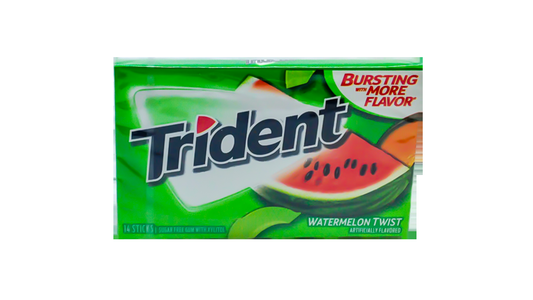 Trident Watermelon Twist Sugar Free Gum, 14 Piece Pack