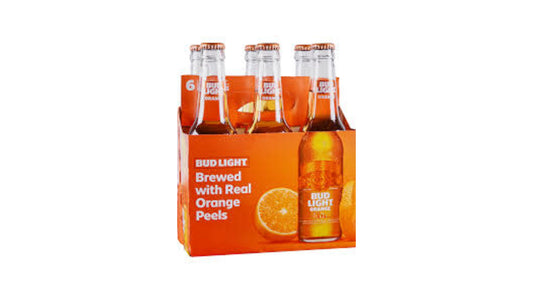 Bud Light Orange Beer, 6 Pack Beer - 12 FL OZ Bottles