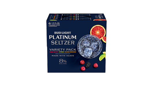 Bud Light Platinum Seltzer, Wild Berry/Citrus/Blood Orange, Variety Pack 12oz Cans
