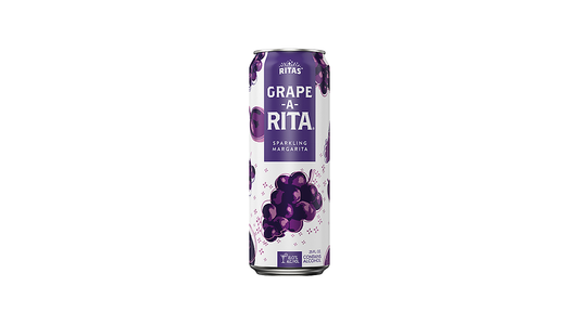 Ritas Grape-A-Rita Sparkling Margarita, 25 Fl. Oz. Can, 8.0% Alc./Vol