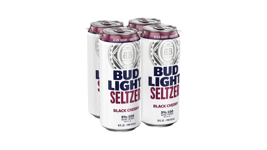 Bud Light Black Cherry Seltzer Can 4 Ea, 5% ABV