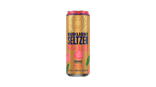 Bud Light Seltzer Peach Iced Tea 25oz Can