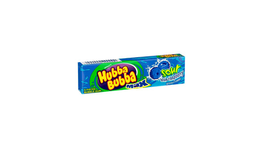 Hubba Bubba Max Sour Blue Raspberry Bubble Gum