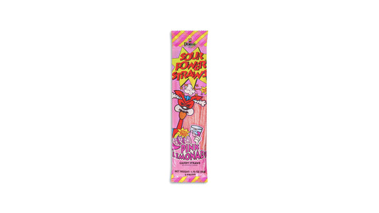 Dorval Trading Sour Power Straws Pink Lemonade 12