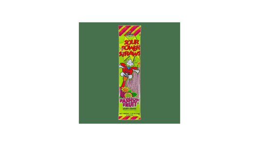 Sour Power Straws Blue Raspberry 1.75 Oz