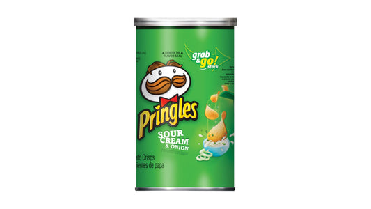Pringles Potato Crisps Chips, Sour Cream And Onion, 1.4 Oz