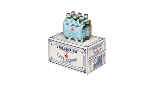 S.Pellegrino Sparkling Natural Mineral Water, 8.45 Fl Oz Glass Bottle