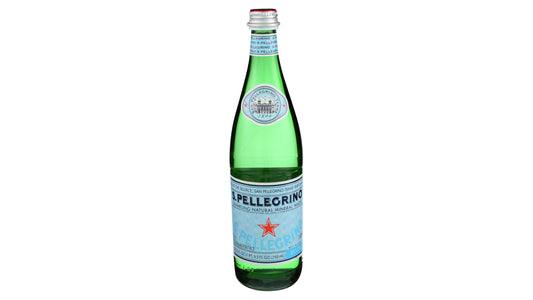 Sanpellegrino S.Pellegrino Sparkling Natural Mineral Water, 25.3 Fl Oz. Glass Bottle