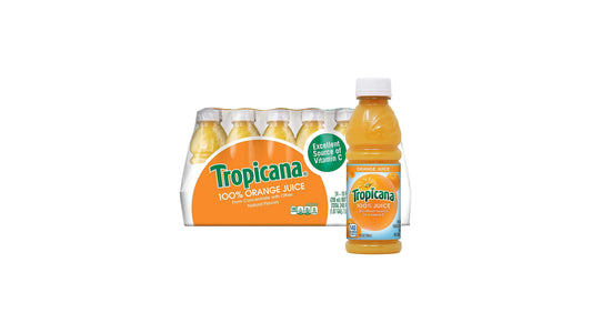 Tropicana 100% Juice Orange 10 Fl Oz Bottle