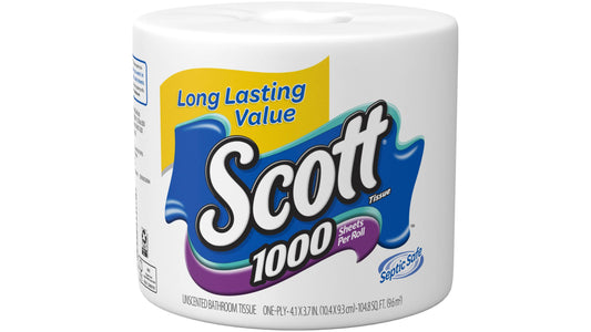Scott 1000 Sheets Per Roll Unscented Bathroom Tissue