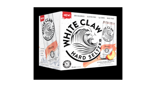 White Claw Hard Seltzer Peach 12oz 6-Pack Can