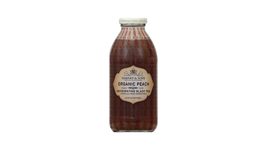 Harney & Sons Organic Peach Invigorating Black Tea, 16 Oz