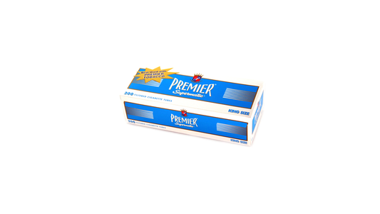 Premier Cigarette Tubes Light Blue King Size