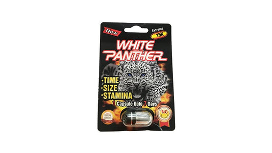 White Panther Extreme 15k 3d - 20 Pills Male Enhancement Pill - Fast Us