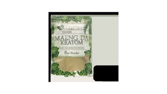 Remarkable Herbs Kratom White Vein Maeng Da 8oz