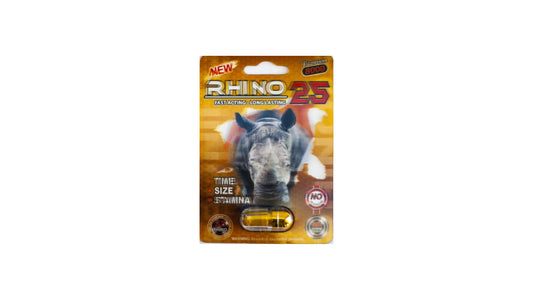 Rhino 25 Titanium 8000 Male Sexual Performance Enhancer 1 Pill 3D