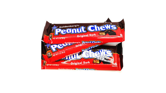 Goldenberg's Original Dark Chocolate Peanut Chews 2 Oz