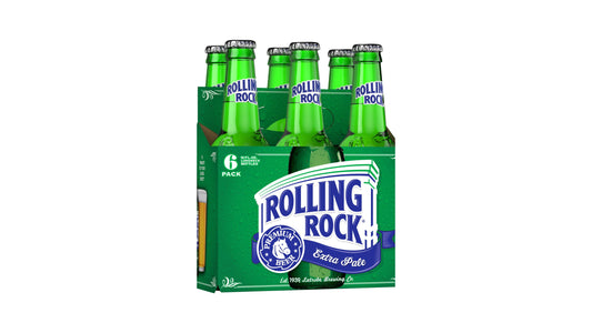 Rolling Rock Extra Pale Beer, 6 Pack 12 Fl. Oz. Bottles