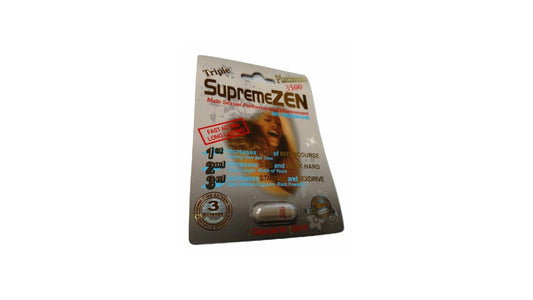 FunThingsForMe Supreme Zen Platinum 3500 All Natural Capsules That Boost Libido Stamina Energy To Give You TIME - Size - Stamina And Perform All Night Long! (5)