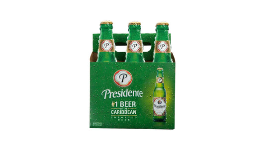Presidente - Import Pilsener Beer, 6 Pack 12 Fl. Oz. Bottles