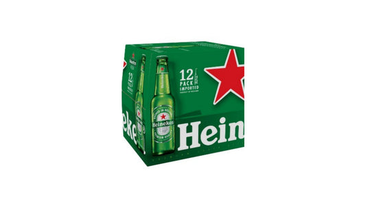 Heineken Lager Beer - 12 Pack Bottles 144.00 Fl Oz
