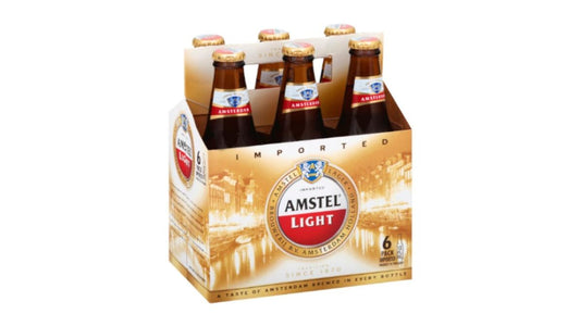 Amstel Light Lager Beer, 6 Pack, 12 Fl Oz Bottles