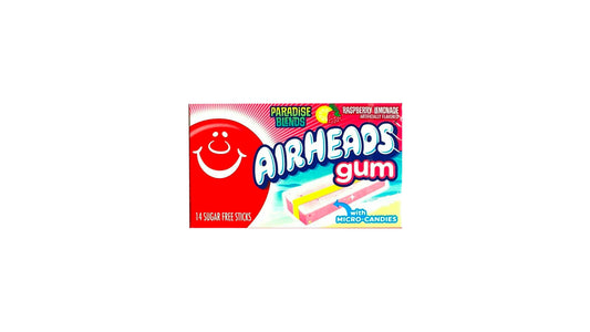 Airheads Gum, Raspberry Lemonade, Paradise Blends
