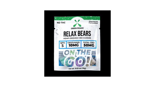 Green Roads CBD Edibles Relax Bears On The Go 50mg