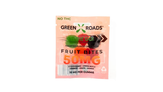 Green Roads CBD Edibles Fruit Bites On The Go (50mg)