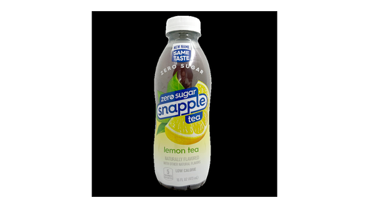 Snapple Zero Sugar Lemon Tea, 16 Fl Oz Recycled Plastic Bottle