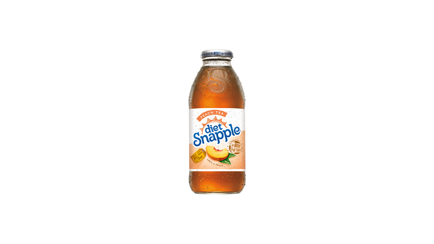 Snapple Zero Sugar Peach Tea, 32 Fl Oz Bottle