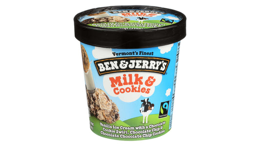Ben & Jerry's Ice Cream, Milk Cookies 1 Pt