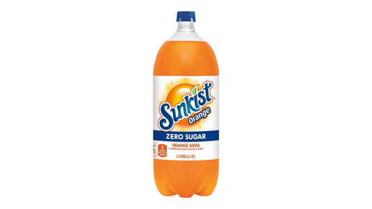 Sunkist Orange Zero Sugar Soda Bottle