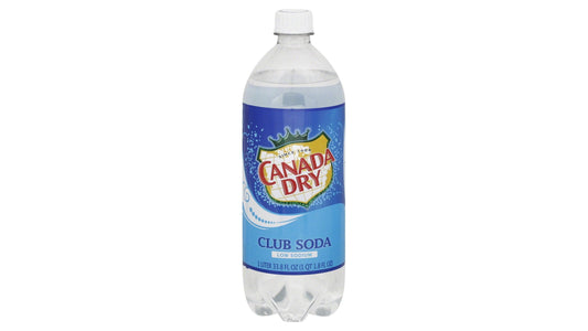 Canada Dry Club Soda - 33.8 Fl Oz Bottle