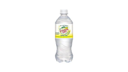 Canada Dry Seltzer Lemon Lime - 20 Fl Oz Bottle
