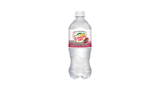 Canada Dry Pomegranate Cherry Seltzer Water - 20 Fl Oz Bottle