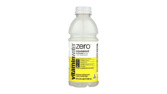 Vitaminwater Zero Sugar Squeezed, Electrolyte Enhanced Water W/ Vitamins, Lemonade Drink, 20 Fl Oz