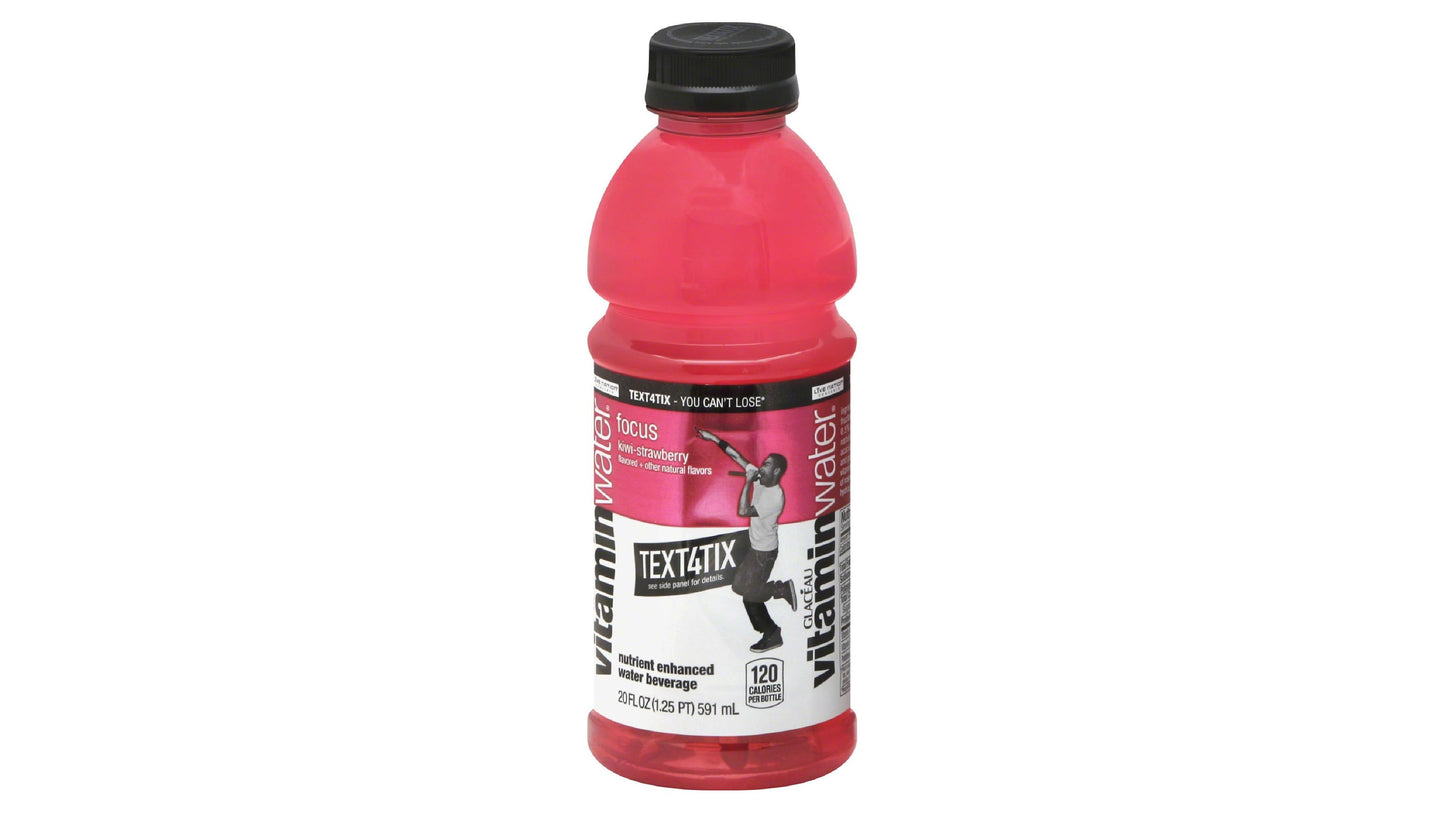 Glaceau Vitaminwater Focus Kiwi-strawberry - 20 Fl Oz Bottle