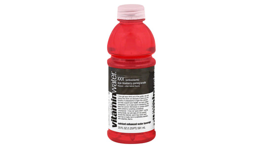 Vitaminwater Xxx, Electrolyte Enhanced Water W/ Vitamins, Açai Blueberry Pomegranate Drink, 20 Fl Oz
