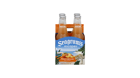 Seagram's Escapes Malt Beverage, Premium, Peach Bellini