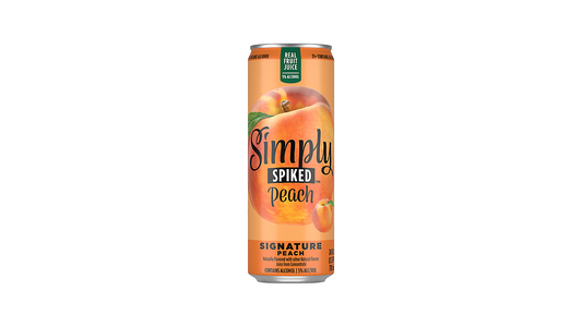 Simply Spiked Beer, Signature Peach 24 Fl Oz