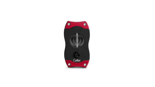 Colibri Cigar Cutter - V-Cut - Black & Red
